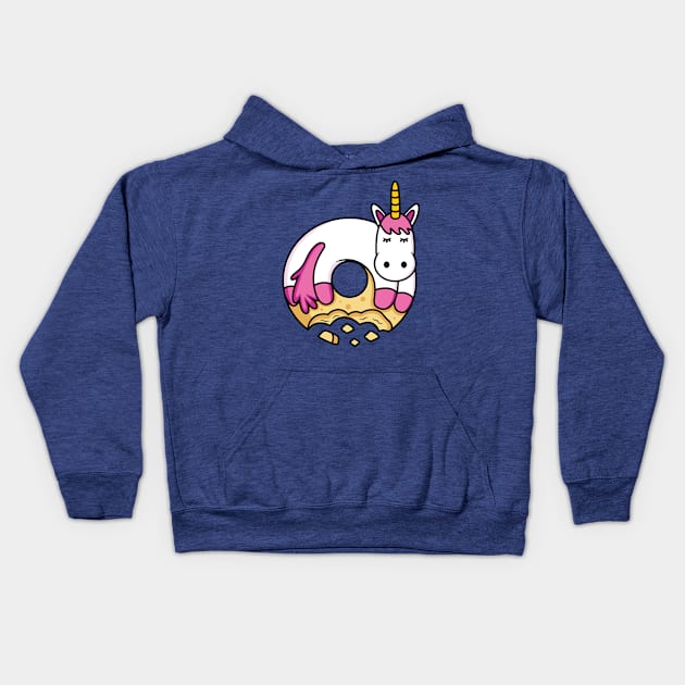 donut unicorn 3 Kids Hoodie by canmui